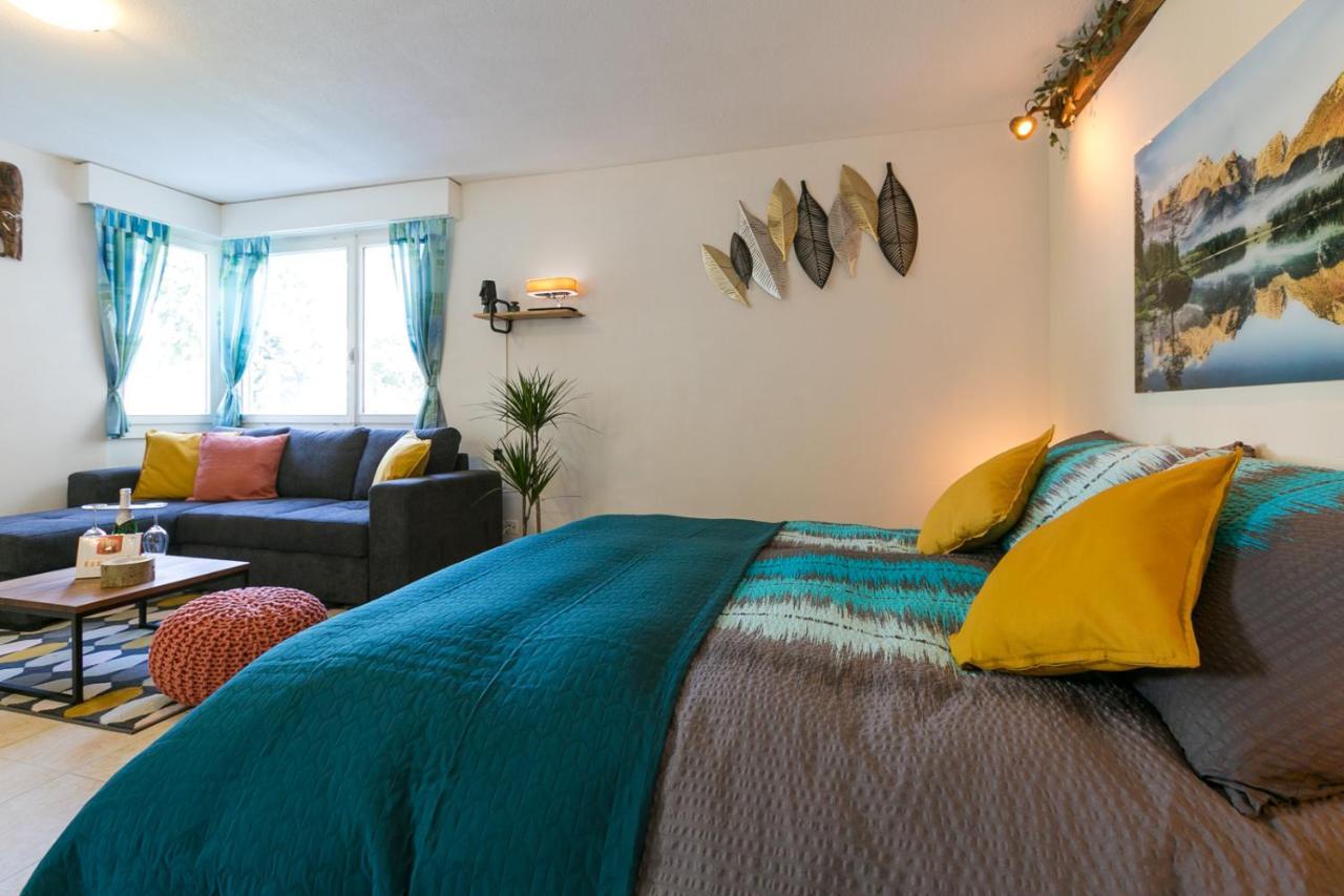 Spirit Apartments - Studio 1 - Kueche - Parkplatz 엥겔베르그 외부 사진