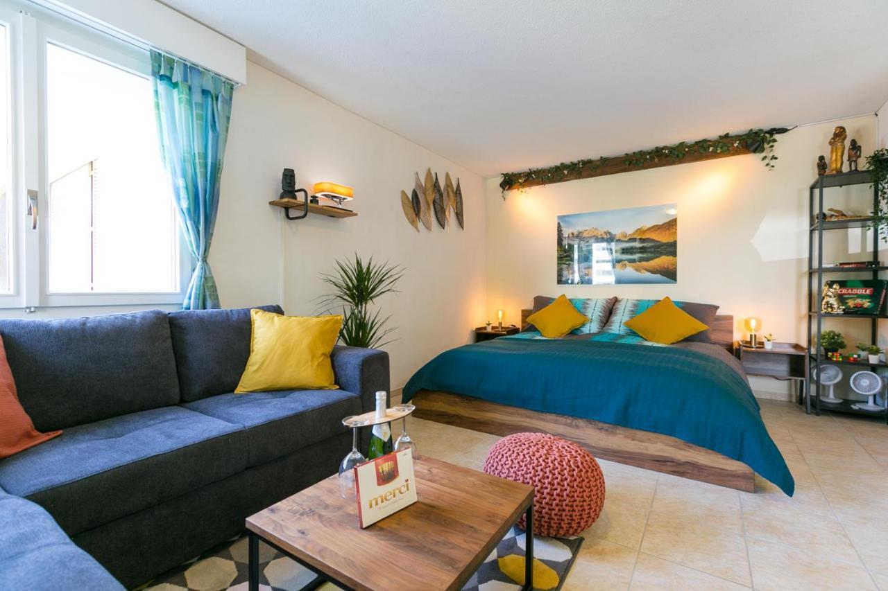 Spirit Apartments - Studio 1 - Kueche - Parkplatz 엥겔베르그 외부 사진