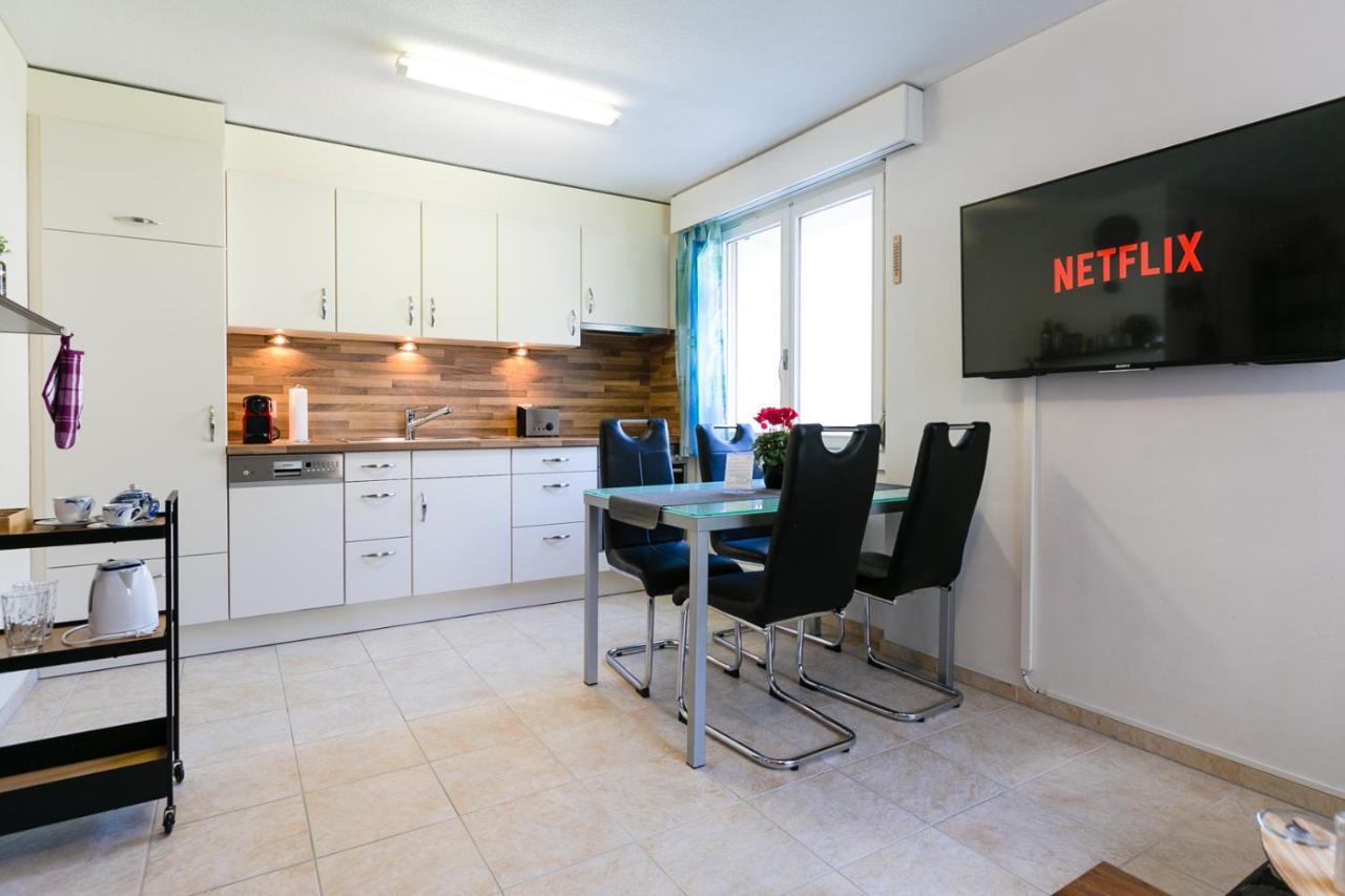 Spirit Apartments - Studio 1 - Kueche - Parkplatz 엥겔베르그 외부 사진